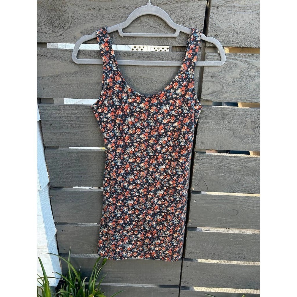 Arden J Trendy Stretchy Floral‎ Mini Dress.  Sz S